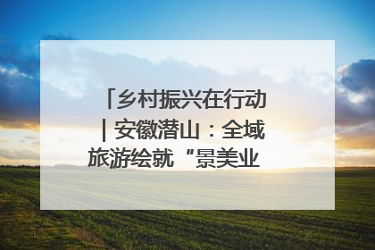 乡村振兴在行动｜安徽潜山：全域旅游绘就“景美业兴民富”新画卷